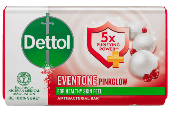 Dettol Eventone Pinkglow Anti-Bacterial Bar